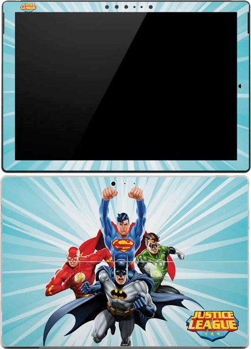 Justice League Team Power Up Surface Pro 4 Skin